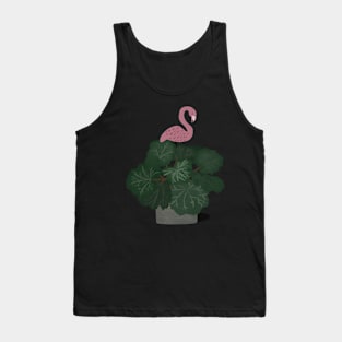 Strawberry begonia with flamingo Tank Top